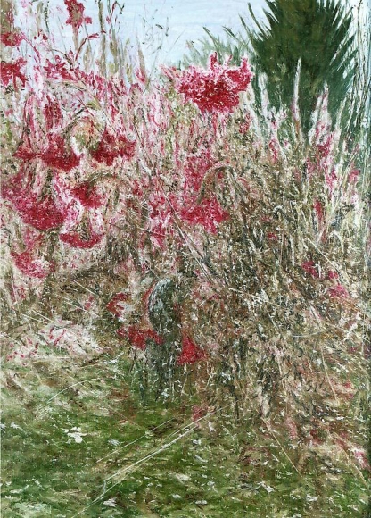 Jiwon Kim. Mendrami, 2011. Oil on linen, 91 x 73 cm.
