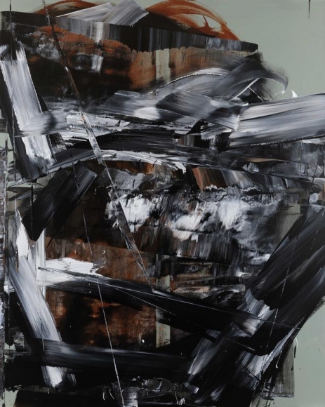 Shin Min Joo. Uncertain Emptiness 17010, 2017. Acrylic on canvas, 227 x 182 cm. Courtesy of the artist & PKM Gallery.