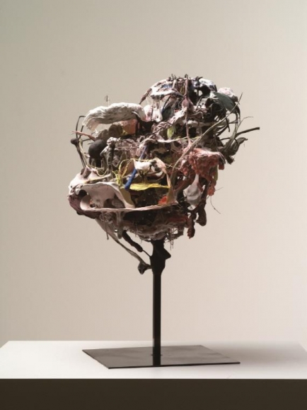 Ham Jin. Somewhere in the Body, 2013. Polymer clay and wire, 70 x 55 x 46 cm.