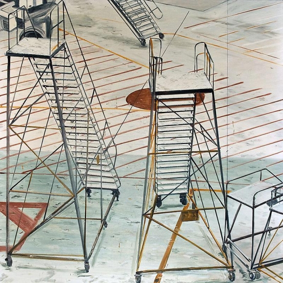 Jiwon Kim. Untitled, 2008. Oil on linen, 227 x 227 cm. Courtesy of the artist & PKM Gallery.