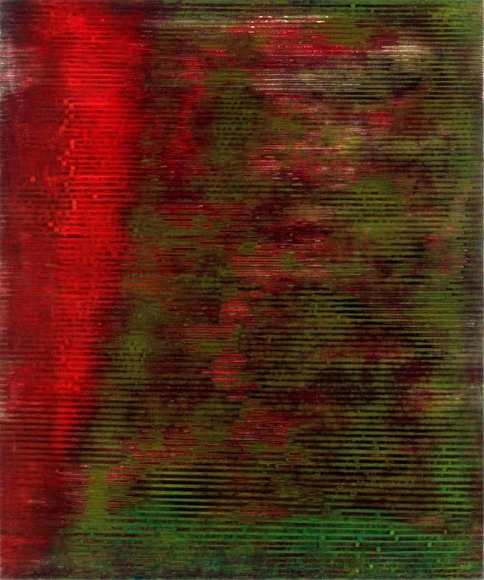 Kwang Young Chun. ONT-085, 1978. Oil on canvas, 182 x 152 cm. Courtesy of the artist & PKM Gallery.