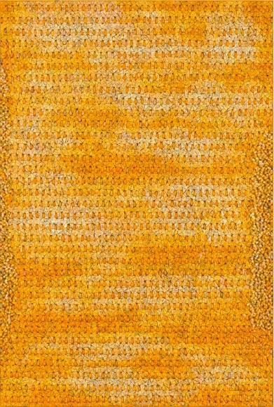Kwang Young Chun. Aggregation18-JA001(Dream1), 2018. Mixed media with Korean mulberry paper, 195 x 132 cm. Courtesy of the artist & PKM Gallery.