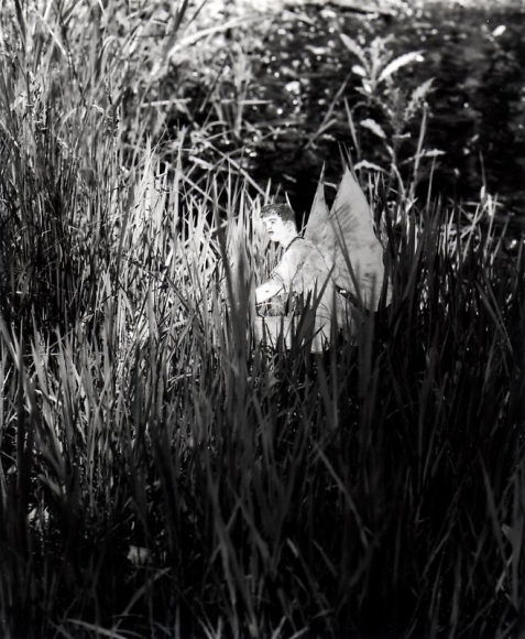 Hernan Bas. Untitled 10, from the series 'A bunch of fairies,' 2011. Gelatin silver print, 12 x 9.6 cm (image) 37 x 29.5 cm (framed). Courtesy of the artist & PKM Trinity Gallery.