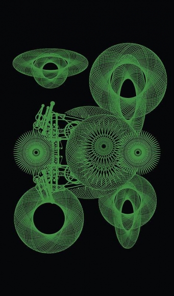 Sang Nam Lee. Light + Right M 079, 2012. Acrylic on Panel, 165 x 97 cm. Courtesy of the artist & PKM Trinity Gallery. 