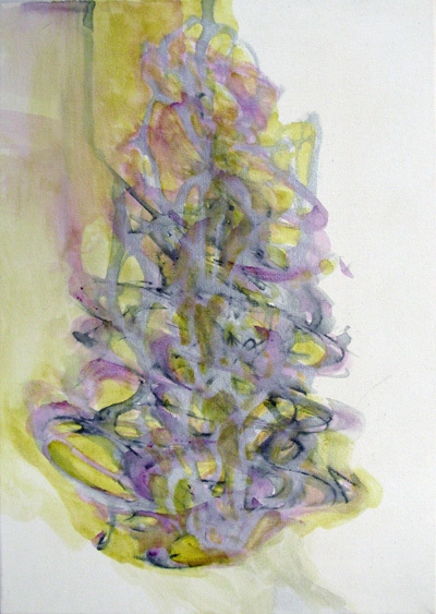 Lee Bul. Untitled, 2009. Acrylic on canvas, 27.5 x 19cm.