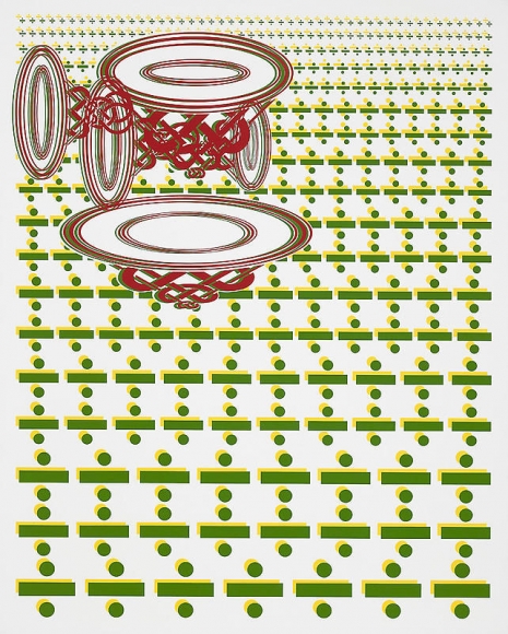 Sangnam Lee. Arcus+Spheroid L 003, 2006. Ott+acrylic on panel, 162.3 x 130.5 cm. Courtesy of the artist & PKM Gallery.