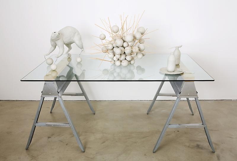 Michael Joo. Relationalized, 2007. Hand-built plastic, bamboo, aluminum, wood, glass, 138 x 168 x 102 cm. Courtesy of the artist & PKM Gallery.