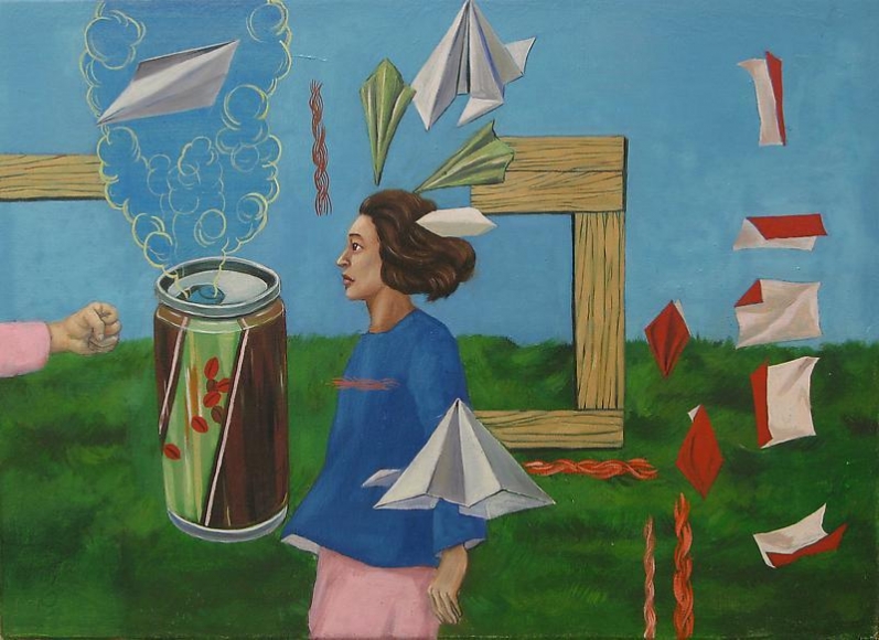 Suejin Chung. Empty space, 2011. Oil on canvas, 33 x 24cm.