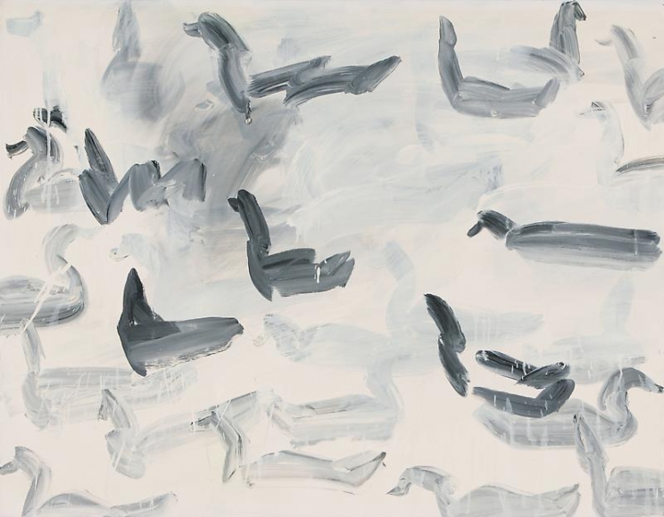 Lee Kangso. 91237-Untitled, 1991. Oil on canvas, 91 x 116.8 cm. Courtesy of the artist & PKM Gallery.