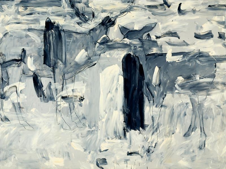 Lee Kangso. 91208-Untitled, 1991. Oil on canvas, 194 x 259 cm. Courtesy of the artist & PKM Gallery.
