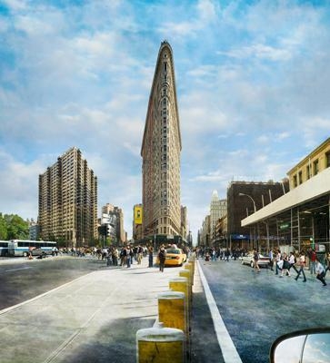 Sangbin IM. Flatiron, 2007. Lambda print, 140 cm x 127 cm.