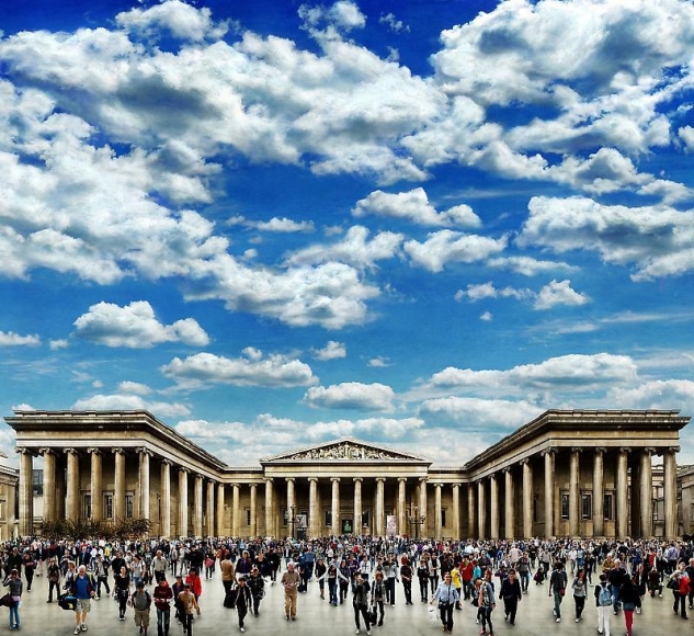 Sangbin IM. British Museum, 2009. Lambda print / diasec, 166.5 x 152.4 cm.