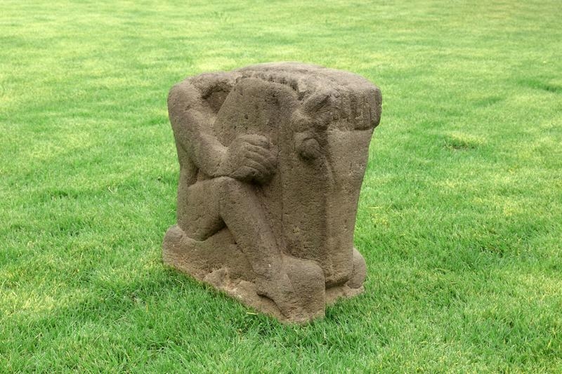 Kwon Jin Kyu. Knight, circa 1953. Andesite, 62.0(h) x 65.0 x 29.0 cm. Private Collection. Courtesy of Kwon Jin Kyu Commemoration Foundation & PKM Gallery.