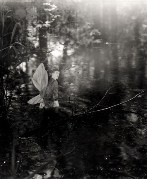 Hernan Bas. Untitled 7, from the series 'A bunch of fairies,' 2011. Gelatin silver print, 12 x 9.6 cm (image) 37 x 29.5 cm (framed). Courtesy of the artist & PKM Trinity Gallery.