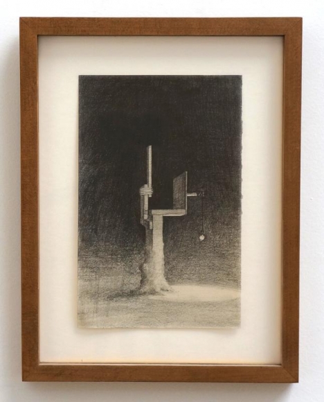 Koo Hyunmo. Night Tree, 2017. Pencil on paper, 30 x 23 cm. Courtesy of the artist & PKM Gallery.