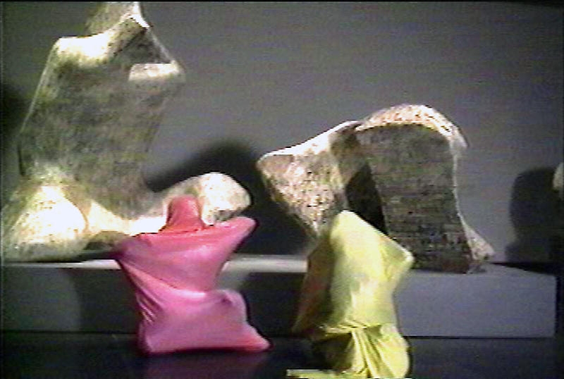 Luis Jacob. Towards a Theory of Impressionist and Expressionist Spectatorship, 2002. Video installation two-channel video(DVD), colour, sound, 51'50 mins. Courtesy of the artist & PKM Gallery.
