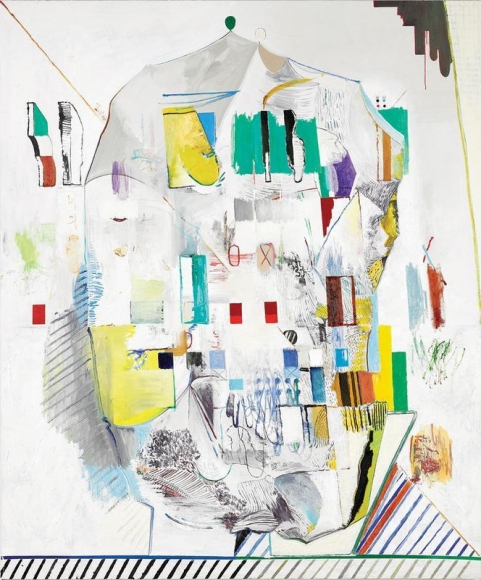 Hyunjin Bek. Matter, Before Being Perceived as a Tool by a Certain Animal, 2015. Oil on canvas, 150 x 180 cm. Courtesy of the artist & PKM Gallery.