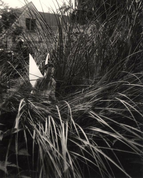 Hernan Bas. Untitled 14, from the series 'A bunch of fairies,' 2011. Gelatin silver print, 12 x 9.6 cm (image) 37 x 29.5 cm (framed). Courtesy of the artist & PKM Trinity Gallery.