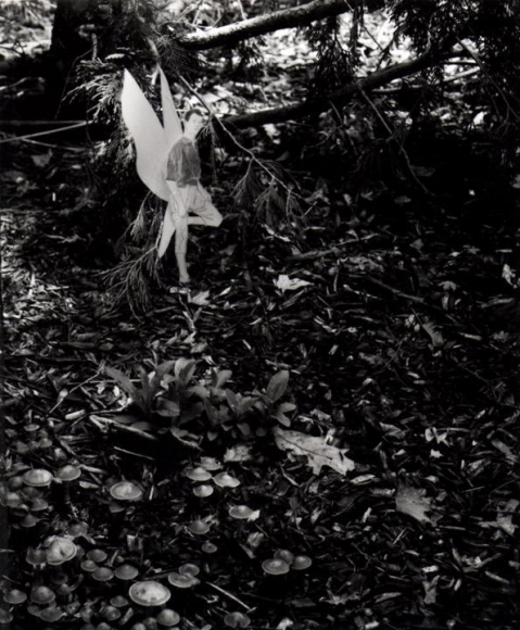 Hernan Bas. Untitled 4, from the series 'A bunch of fairies,' 2011. Gelatin silver print, 12 x 9.6 cm (image) 37 x 29.5 cm (framed). Courtesy of the artist & PKM Trinity Gallery.