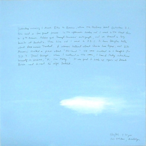 Byron Kim. Sunday Painting 5/22/06, 2006. Acrylic and gouache on canvas and panel, 35.5 x 35.5 cm. Courtesy of the artist & PKM Gallery.