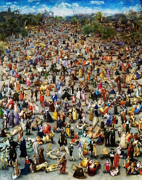 Sangbin IM. Painting- Met Museum, 2010. Lambda print, 96.8 cm x 76.2 cm.