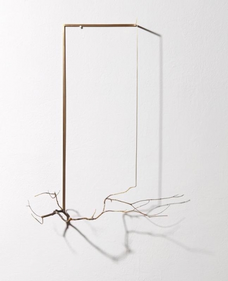 Koo Hyunmo. Ilex serrata, 2015. Brass, 47 x 59 x 21 cm. Courtesy of the artist and PKM Gallery.