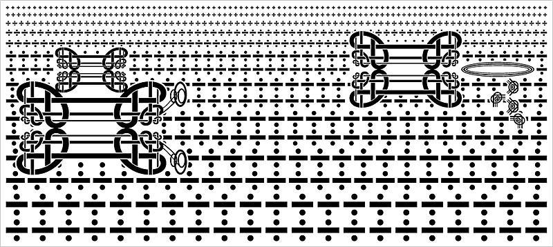 Sangnam Lee. L-Algorithm 003, 2008. Ott+Acrylic on Panel, 170 x 380 cm. Courtesy of the artist & PKM Gallery.