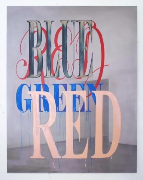 Cody Choi. Color Painting - Tautology 538, 2016. Oil, enamel on canvas, 162 x 125 cm. Courtesy of the artist and PKM Gallery.