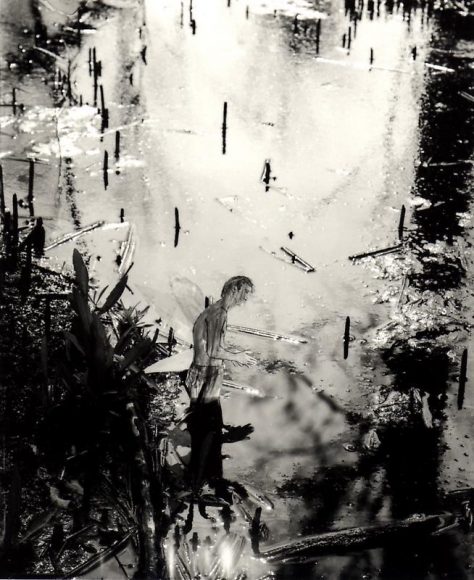 Hernan Bas. Untitled 5, from the series 'A bunch of fairies,' 2011. Gelatin silver print, 12 x 9.6 cm (image) 37 x 29.5 cm (framed). Courtesy of the artist & PKM Trinity Gallery.