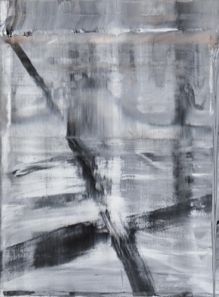 Shin Minjoo. Uncertain Emptiness 15044, 2015. Acrylic on canvas, 130 x 97 cm. Courtesy of the artist & PKM Gallery.