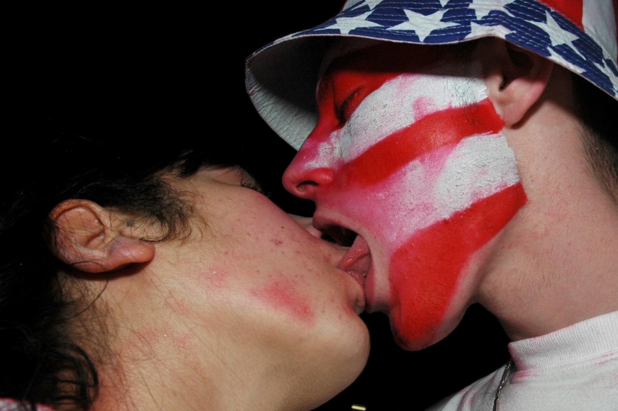 American Face Paint, 2001-2006 Archival pigment print mounted to board 22 1/2 x 34 inches
