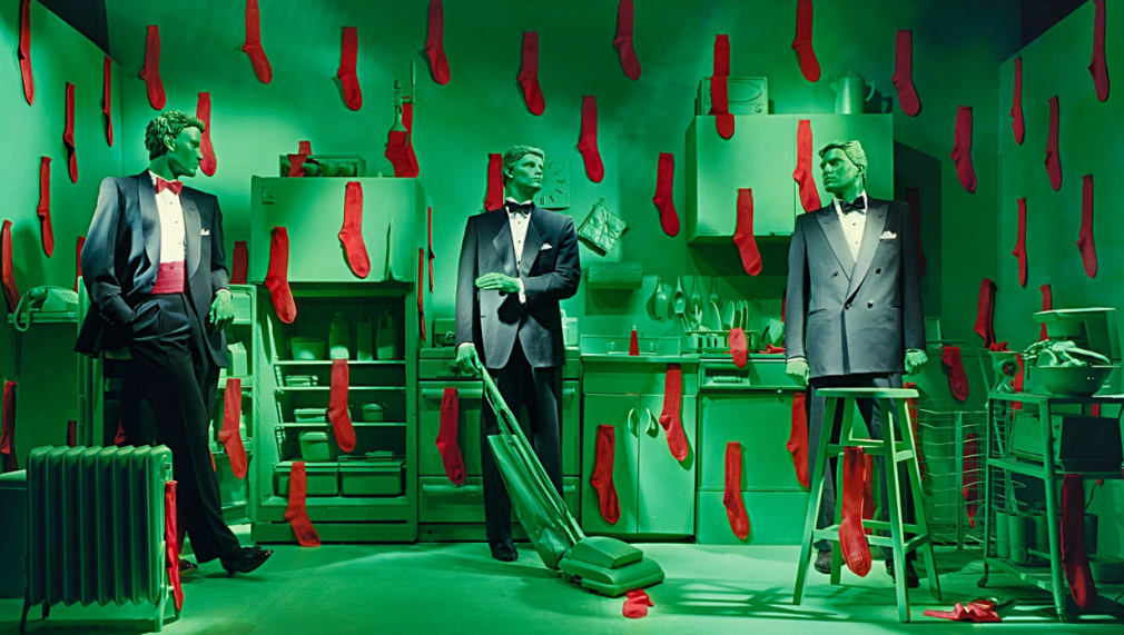 Sandy Skoglund - Sock Situation, 1986 | Bruce Silverstein Gallery