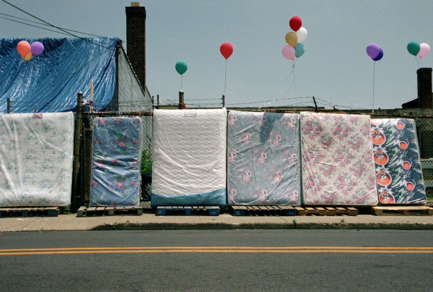 Camden Mattresses, 2001-2006 Archival pigment print mounted to board 22 1/2 x 34 inches
