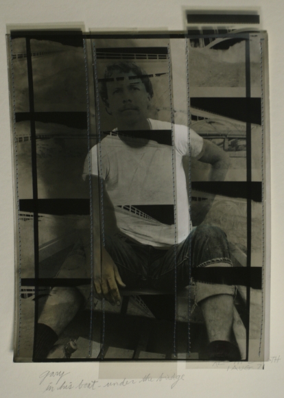 Keith A. Smith - Gary in His Boat Under the Bridge, August 1, 1971 | Frieze Masters 2019 | Bruce Silverstein Gallery