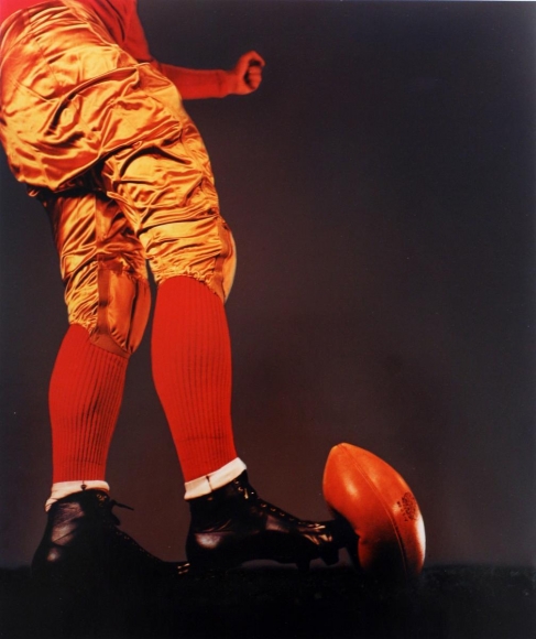 Football Kick, 1938-1973, Dye transfer print