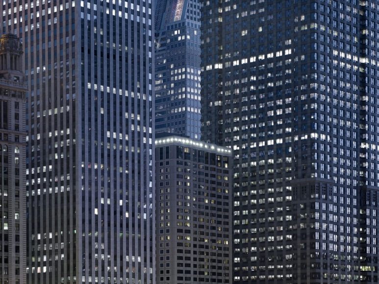 Michael Wolf - Transparent City #13, 2007 Chromogenic print ; Bruce Silverstein Gallery