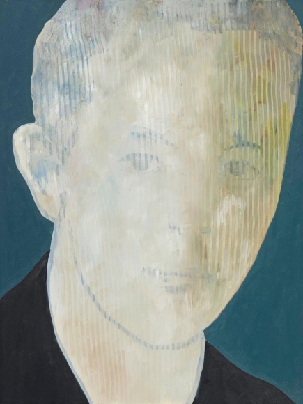 Max Neumann - Untitled, June, 2018 Oil on wood | Bruce Silverstein Gallery