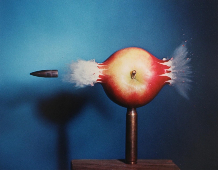 Bullet through Apple, 1938-1973, Dye transfer print