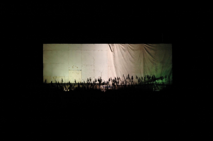 Blank Billboard at Night, 2001-2006 Archival pigment print mounted to board 22 1/2 x 34 inches