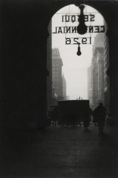 E. O. Hoppé - Philadelphia, Pennsylvania, 1926 Gelatin silver print, printed c. 1926 | Bruce Silverstein Gallery