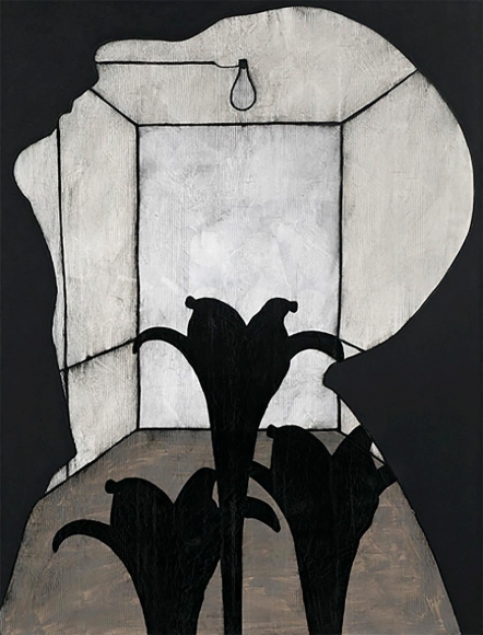 Max Neumann - Untitled, November, 2013 Oil and acrylic on canvas | Bruce Silverstein Gallery