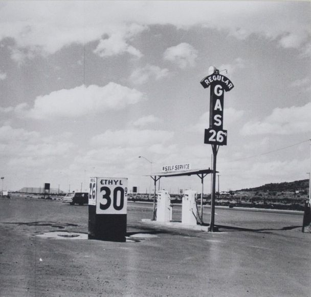 Ed Ruscha - Untitled from Gasoline Stations, 1962 | Bruce Silverstein Gallery