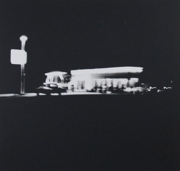 Ed Ruscha - Untitled from Gasoline Stations, 1962 | Bruce Silverstein Gallery