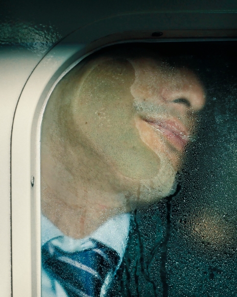 Michael Wolf - Tokyo Compression #05, 2010 Archival inkjet print 20 x 16 inches ; Bruce Silverstein Gallery