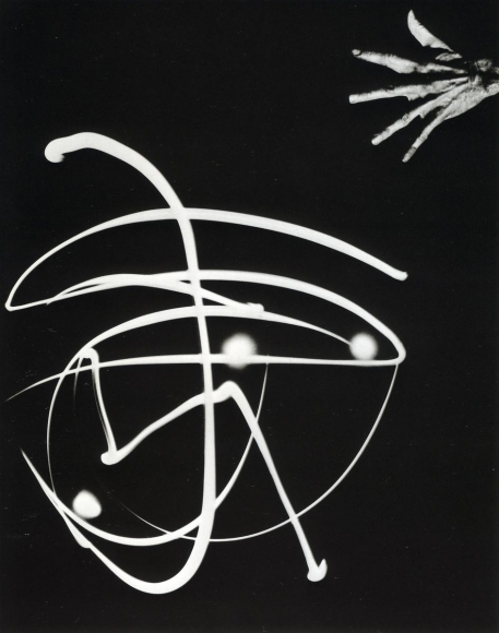 Pure Energy and Neurotic Man, 1940, Gelatin silver print mounted to board. 13 1/2 x 10 1/2 inches