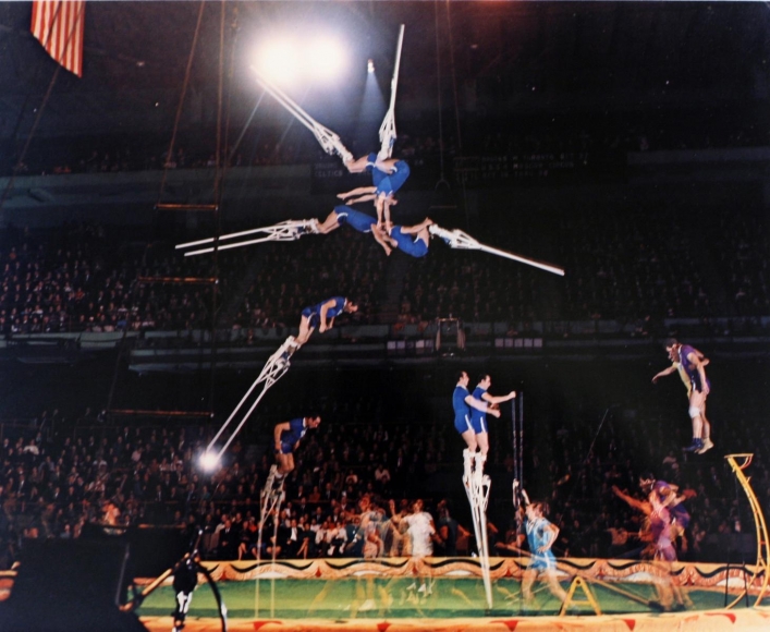 Moscow Circus Performers, 1938-1973, Dye transfer print