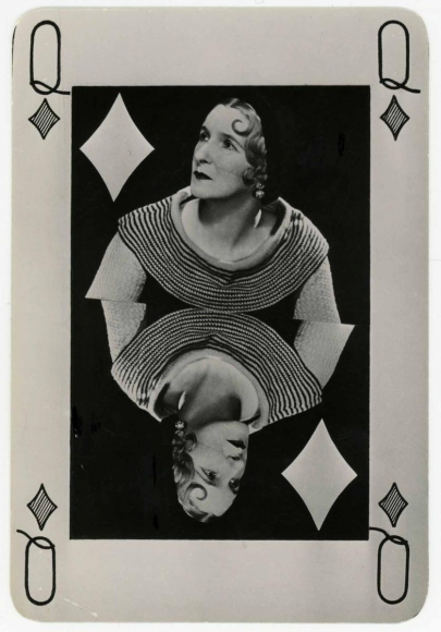 Man Ray (1890-1976)Valentine Hugo as Queen of Diamonds, 1935 Gelatin silver print, printed 1935 6 5/8 x 4 1/2 in. (16.8 x 11.4 cm)
