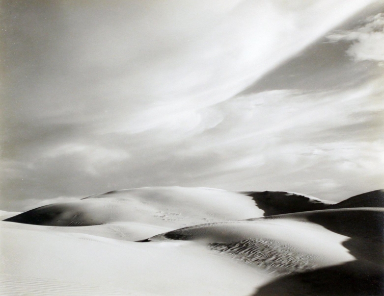 Dunes, Oceano, 1936, Gelatin silver print mounted to board, printed c. 1951-52