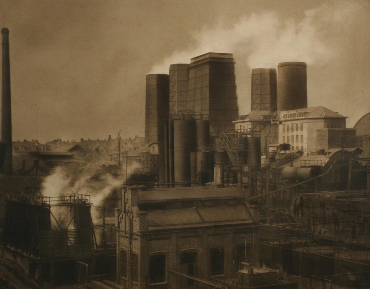 E. O. Hoppé - Zeche Coke Works, Essen, 1928 Gelatin silver print, printed c. 1928 | Bruce Silverstein Gallery