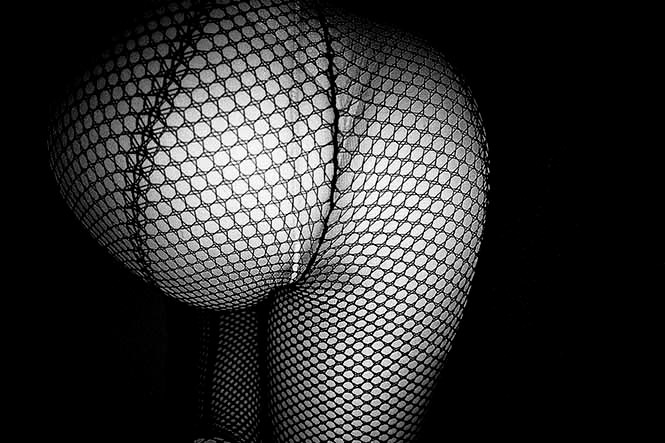 Daido Moriyama - Tights, 2017 Gelatin silver print ; Bruce Silverstein Gallery